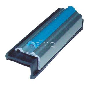 Robni trak - aluminij - srebrn - 27 x 11 mm - 2 m