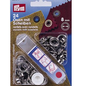 Očesca in diski 8 mm, 24 kosov.