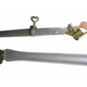 Napenjalna palica/strešna nosilna palica aluminij 170-250 cm, 3-delna