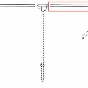 Vmesna cev za povezavo vetrobranskega stekla, jeklena