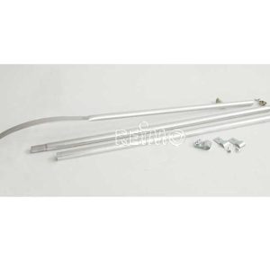 Upognjena vpenjalna palica 210-275cm aluminij Ø25mm 3-delna