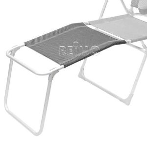 Malaga Kompaktni podstavek za noge v črni/srebrni barvi