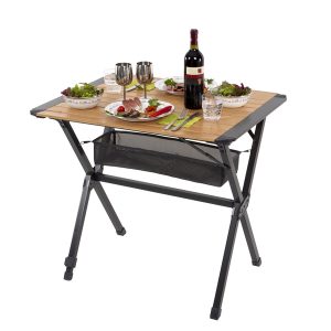 MENDOZA 80 bambusova miza z rolojem