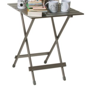 Enotna aluminijasta zložljiva miza