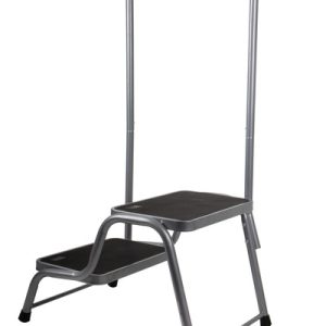 Dvojna stopnica z ograjo - 640 x 375 x 430 mm