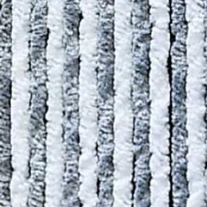 Puhasta zavesa 56 x 205 cm - siva/bela