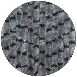 Zavesa iz flisa 120x185 siva/črna