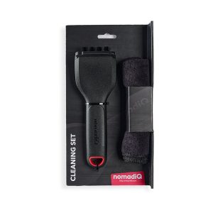 Komplet za čiščenje - 2-delni komplet s krtačo za žar in krpo