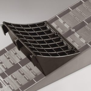 Parkirni zamašek za maxi kabel - črn - komplet 2