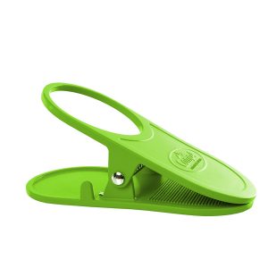 Nosilec za mizo, kozarce in pijačo s sponko - črn