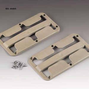 Komplet 2 držal za kozarce na peclju, svetlo siva, za 2 kozarca do Ø 86 mm