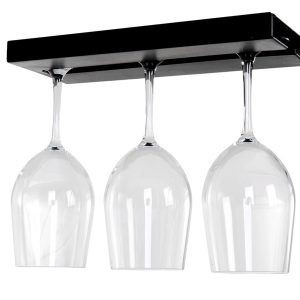 Držalo za kozarce - črno