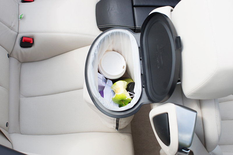 Koš za odpadke Flextrash, 3L, črn, biološko razgradljiv material