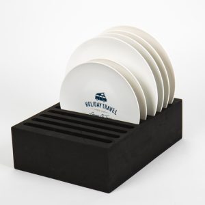 Nosilec ploščic - Črn - Za do 10 ploščic