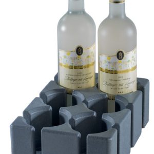 Purvario visoko držalo za kozarce/steklenice - komplet 6 kosov