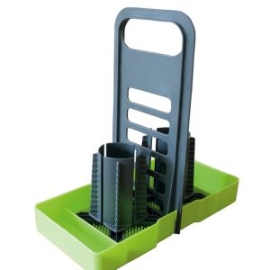 Purvario Multi Tray OELE za mobilno uporabo - apno / antracit