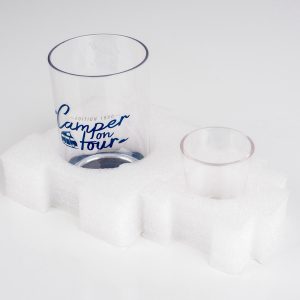 Steklo + držalo za skodelico 17 kosov.