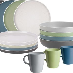 Dolomit melaminska posoda - 16 kosov - Za 4 osebe