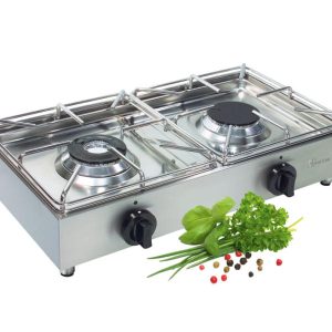 Luksuzni plinski štedilnik iz nerjavečega jekla 50mbar