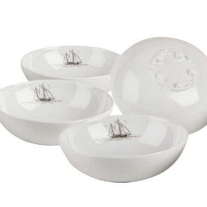 Melaminske sklede za žita SAILS, 4 kosi, 100 % melamin