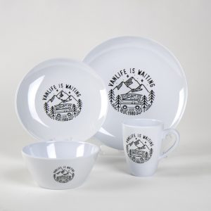 Komplet posode Vanlife - 16 delov - Za 4 osebe