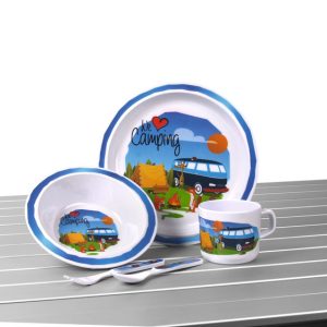 Camp4 melaminska otroška posoda "WE LOVE CAMPING"
