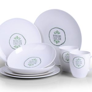 Komplet posode Nature PLA - Za 2 osebi - 8 kosov