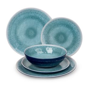 Deep Water - Melaminska posoda za 4 osebe