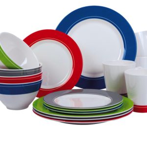 Camp4 melaminski set posode "BURANO" za 4 osebe