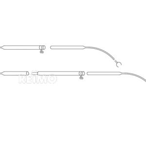Napenjalna palica / strešna nosilna palica jeklena 110-160 cm, 2-delna