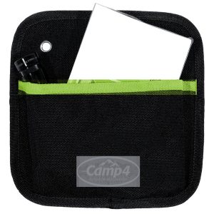 Utensilo Tessa 1, z 1 žepom, črna/limeta, Š20xV20cm, zapiranje z ušesci