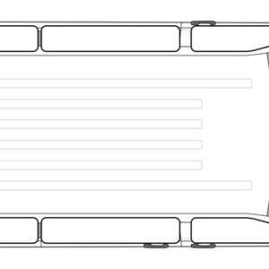 Isoflex termalna podloga Ford Transit od leta 2000 - zadnje steklo - 1 ali 2 dela