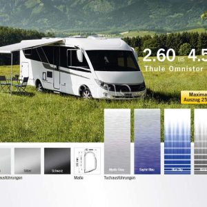 Thule Omnistor 5200 bočna tenda - belo ohišje - od 190 cm do 500 cm