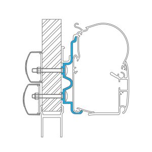 Adapter Hymer / Hobby Van iz leta 2007 za Prostor markizo 400/500