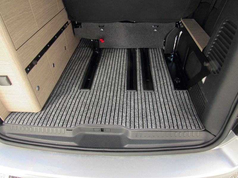 Preproga za kabino/podloga za Citroen Campster, Pössl - siva in antracitna - slika 2