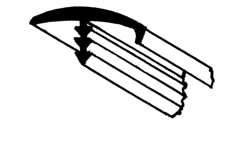 Robovi v obliki črke T, enostranski z nosom - Različne barvne različice - slika 2