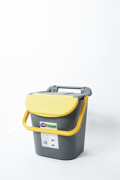 Koš za odpadke, ki ga je mogoče zložiti v kup - 30 l - različne barve - slika 5