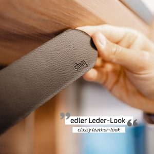 SILWY kovinska letvica - bela ali črna / dolžina 25 ali 50 cm