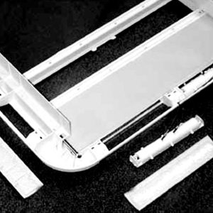 Nadomestno steklo za strešno nadstrešnico Heki 2 z nastavki