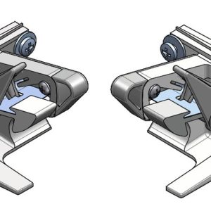 Prednja plošča čelnega pokrova leva bela