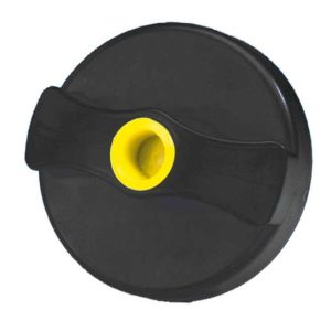 Polnilni pokrovček brez ključavnice, črn, ohlapen