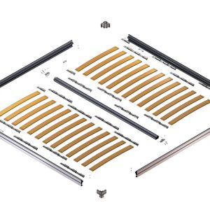 Lippertov posteljni okvir z letvami za modularni sistem Smart Bed