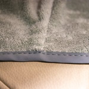 Frotirna zaščitna prevleka za sedež vozila univerzalna svetlo siva