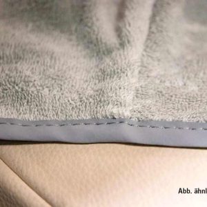 Zaščitna prevleka iz frotirja za univerzalne avtomobilske sedeže, antracitna