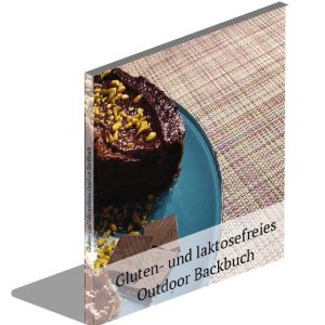 Knjiga za peko na prostem brez glutena in laktoze, 18 x 20 cm