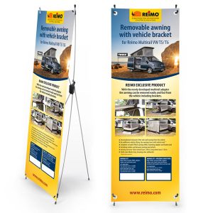 Motiv nosilca X-Banner: T5 Adapter za več nosilcev Thule za desni in levi pogon, slovenščina