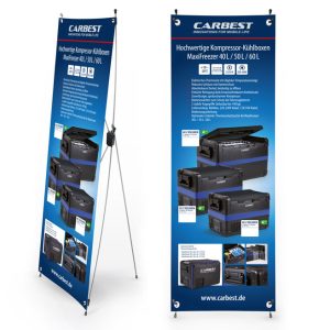 Carbest X-Banner - Heavy Duty hladilni boksi, nemški, velikost: 60x180cm