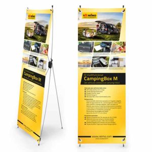 Banner X - motiv: Reimo Campingbox M, španski, Velikost: 60x180cm