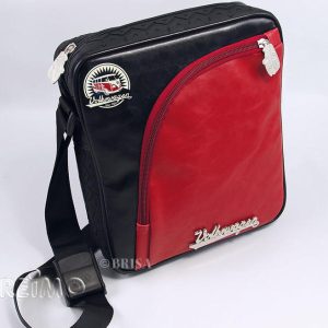 Ohišje za tablični računalnik VW T1 Bulli Bus - tekalna plast - rdeče/črno - 26x22x7 cm