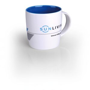 Vrč "SUN LIVING" iz visokokakovostne nove kostne Kitajske za 340 ml